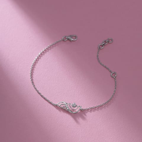 Con Grazia 925 Silver Diamond Bracelet