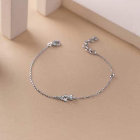 Luminous Wings 925 Silver Diamonds Bracelet