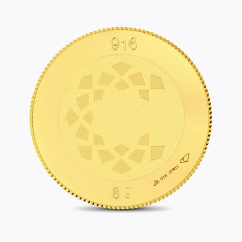 8g, 22Kt Lakshmi Gold Coin 8g, 22Kt Lakshmi Gold Coin
