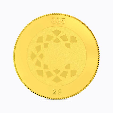 2g, 24Kt Lucky Ganesha Gold Coin 2g, 24Kt Lucky Ganesha Gold Coin