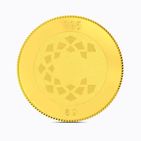8g, 24Kt Lucky Ganesha Gold Coin 8g, 24Kt Lucky Ganesha Gold Coin