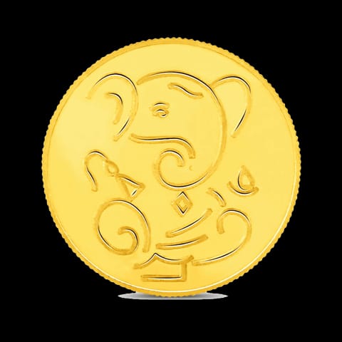 8g, 24Kt Lucky Ganesha Gold Coin 8g, 24Kt Lucky Ganesha Gold Coin
