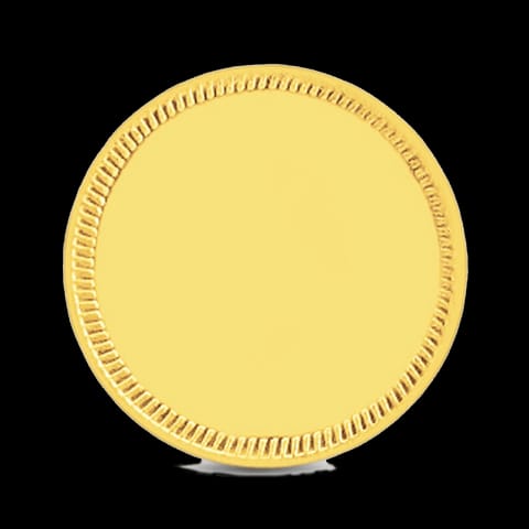 4g, 22Kt Plain Gold Coin 4g, 22Kt Plain Gold Coin