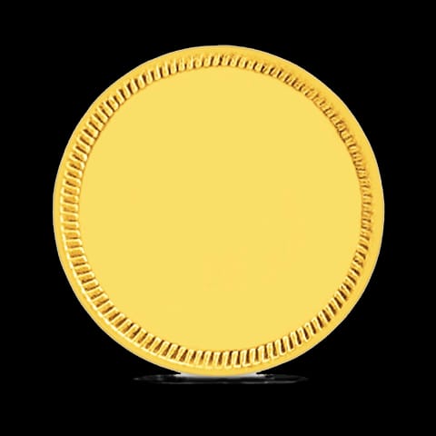 8g, 24Kt Plain Gold Coin 8g, 24Kt Plain Gold Coin