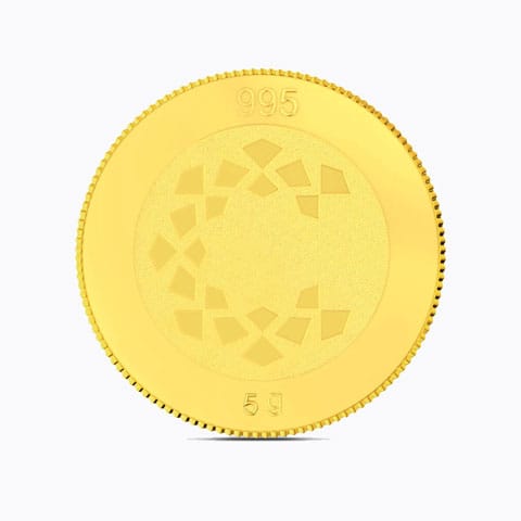 5g, 24Kt Lucky Ganesha Gold Coin 5g, 24Kt Lucky Ganesha Gold Coin
