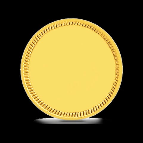5g, 24Kt Plain Gold Coin
