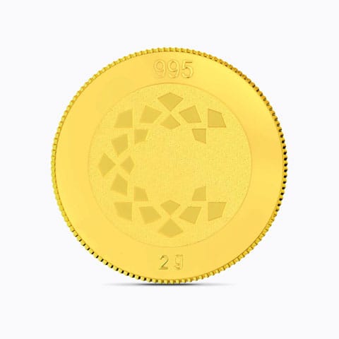 2g, 24Kt Lord Murugan Gold Coin 2g, 24Kt Lord Murugan Gold Coin