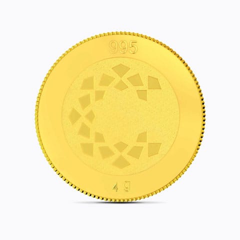 4g, 24Kt Lord Murugan Gold Coin 4g, 24Kt Lord Murugan Gold Coin
