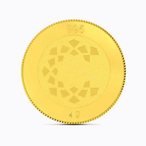 4g, 24Kt Guru Nanak Gold Coin 4g, 24Kt Guru Nanak Gold Coin