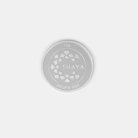 10 g, Silver999 Promotion Silver Coin For Caratlane