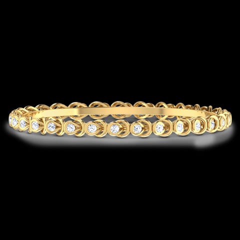 Infinity Diamond Bangle