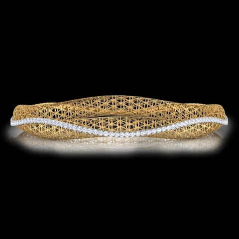 Carol Trellis Diamond Bangle