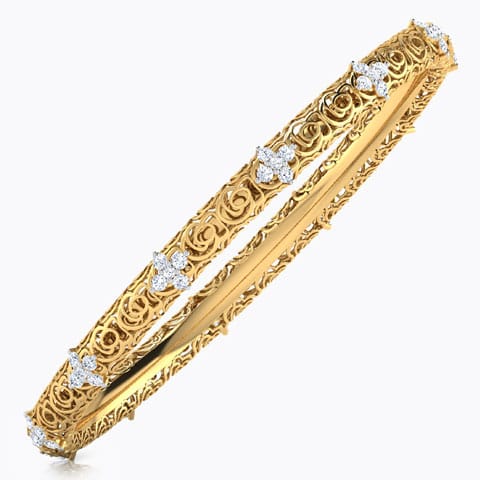 Georgia Trellis Diamond Bangle