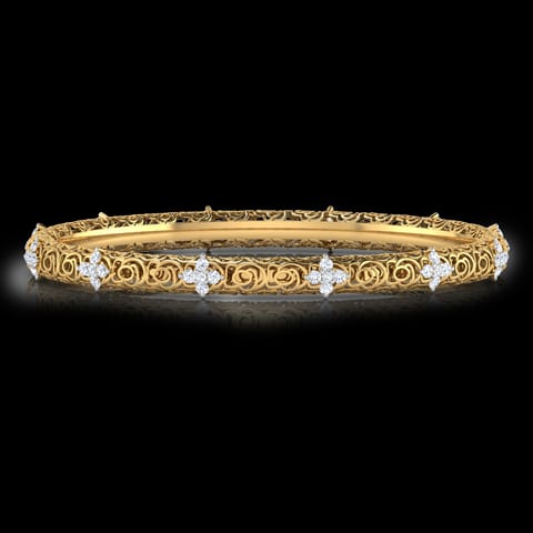 Georgia Trellis Diamond Bangle