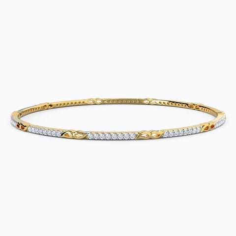 Kaira Paisley Mirror Diamond Bangle