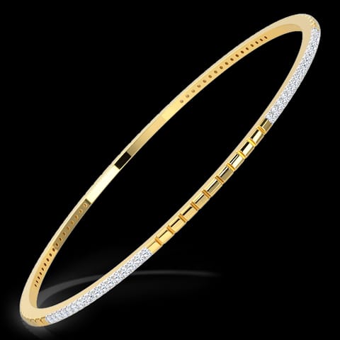 Glenda Textured Diamond Bangle Glenda Textured Diamond Bangle