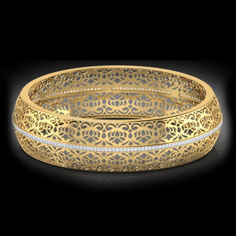 Fola Cutwork Diamond Bangle Fola Cutwork Diamond Bangle