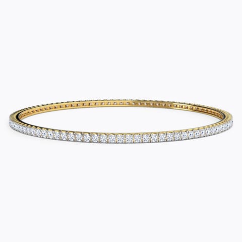 Lustrous Diamond Bangle