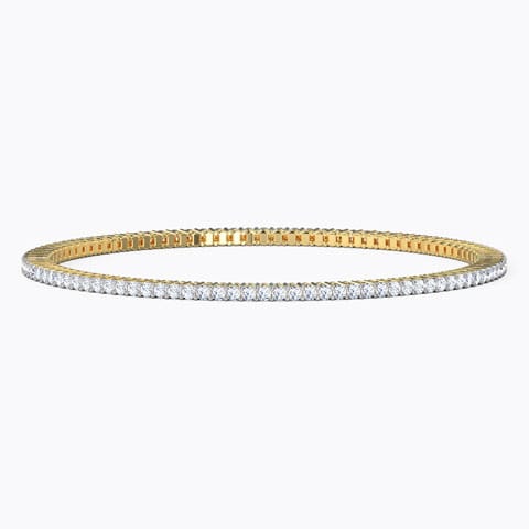Radiant Diamond Bangle