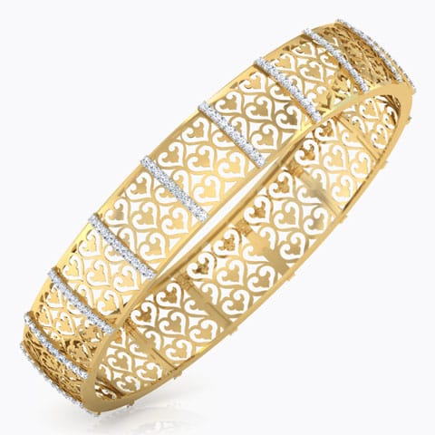 Fabia Cutwork Diamond Bangle Fabia Cutwork Diamond Bangle