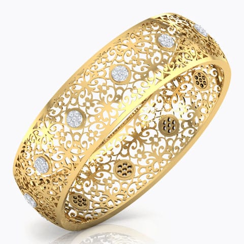 Aira Cutwork Diamond Bangle Aira Cutwork Diamond Bangle