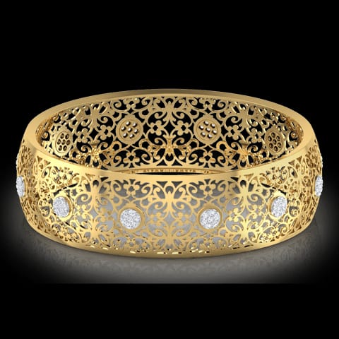 Aira Cutwork Diamond Bangle Aira Cutwork Diamond Bangle