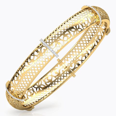 Aduna Cutwork Diamond Bangle