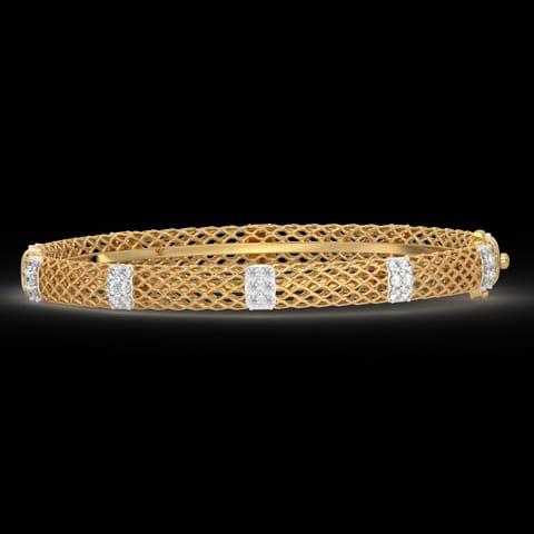 Petals Diamond Bangle