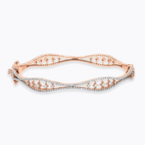 Dazzle Tapered Diamond Bangle