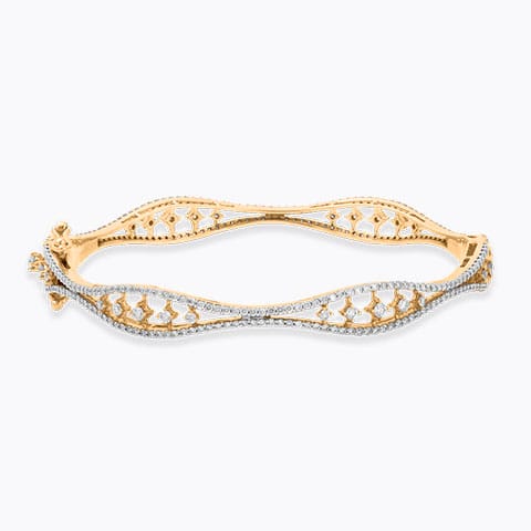 Dazzle Tapered Diamond Bangle Dazzle Tapered Diamond Bangle