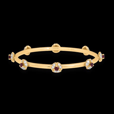 Delightful Bloom Gemstone Bangle Delightful Bloom Gemstone Bangle