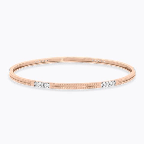Classic Rose Diamond Bangle
