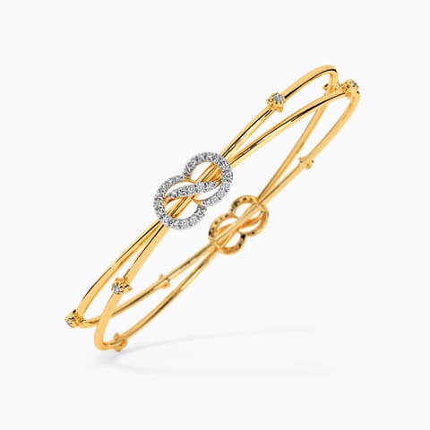 Barkha Twisted Diamond Bangle Barkha Twisted Diamond Bangle