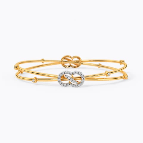 Barkha Twisted Diamond Bangle Barkha Twisted Diamond Bangle