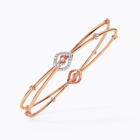 Janaki Twisted Diamond Bangle