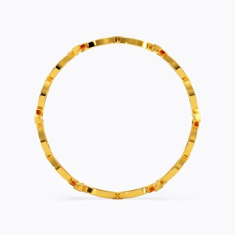 Malar 22k Gold and Diamond Bangle Malar 22k Gold and Diamond Bangle