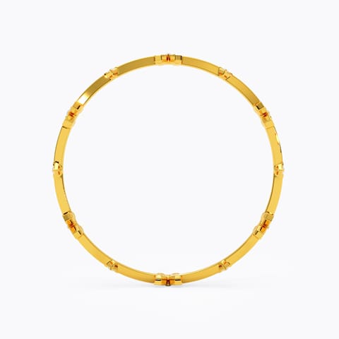 Kolam 22k Gold and Diamond Bangle Kolam 22k Gold and Diamond Bangle