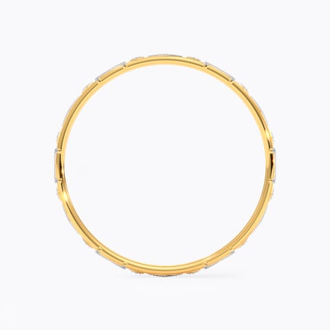 Filbert Texture Diamond Bangle Filbert Texture Diamond Bangle