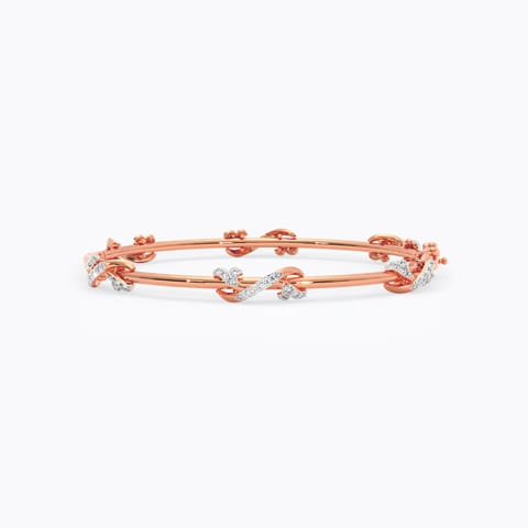 Twisted Sparkle Diamond Bangle Twisted Sparkle Diamond Bangle