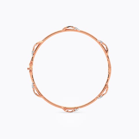 Twisted Sparkle Diamond Bangle Twisted Sparkle Diamond Bangle