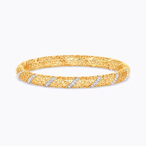 Linear Lattice Diamond Bangle Linear Lattice Diamond Bangle