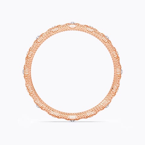 Floral Jali Diamond Bangle Floral Jali Diamond Bangle