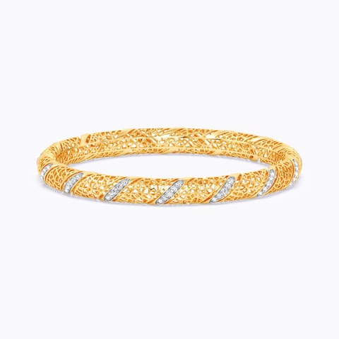 Criss Cross Mesh Diamond Bangle Criss Cross Mesh Diamond Bangle
