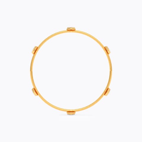 Sleek Shine Diamond Bangle