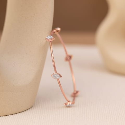 Marquise Charm Diamond Bangle