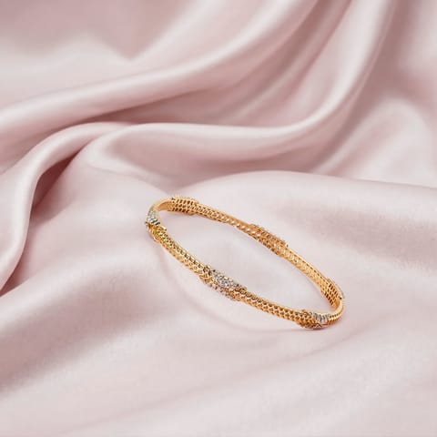 Celestial Mesh Diamond Bangle