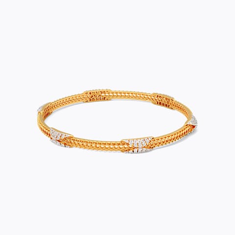 Celestial Mesh Diamond Bangle