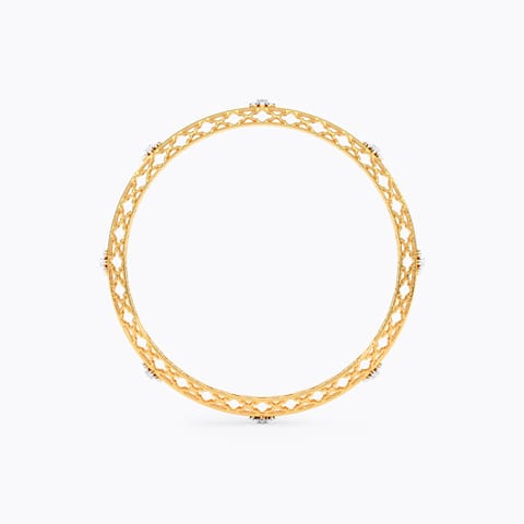 Serene Station Diamond Bangle