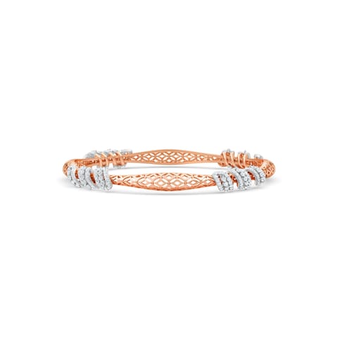 Majestic Orbital Diamond Bangle
