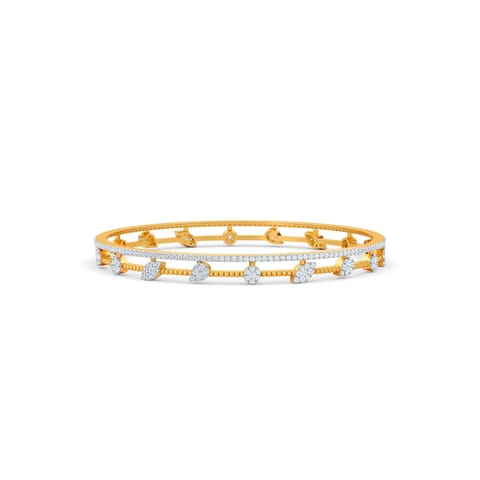 Couture Clasp Diamond Bangle